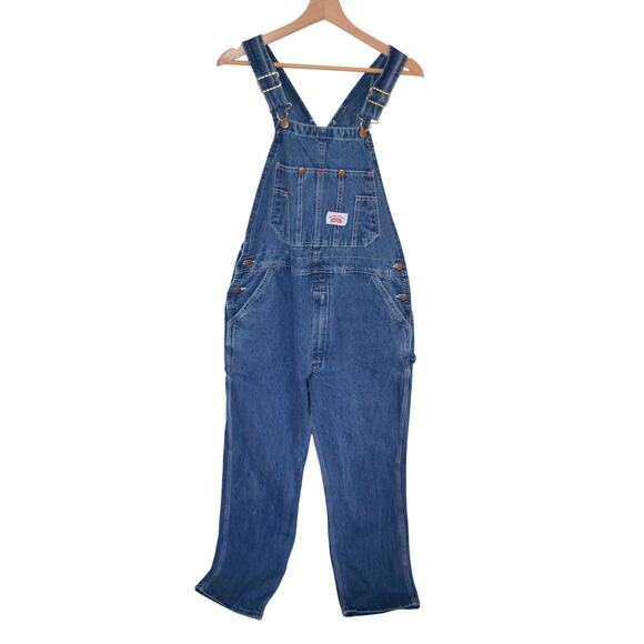 Vintage Pants - Vintage Roundhouse Denim Overalls